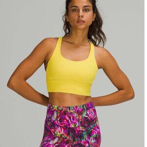 Lululemon Energy Longline Bra Ribbed Luxtreme *Medium Support, B–D Cups